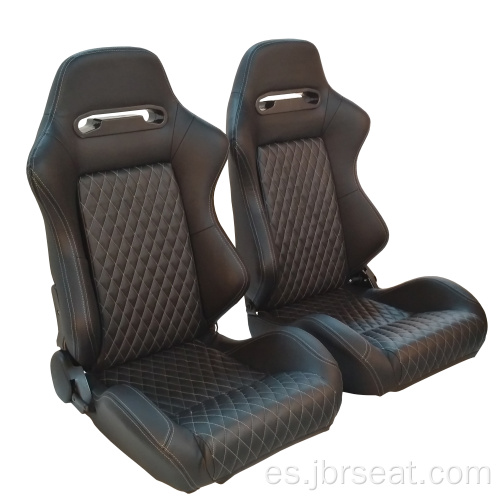 Asiento de carreras de cuero de PVC con espuma viscoelástica